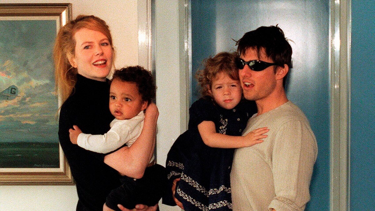Kidman und Cruise mit Kindern