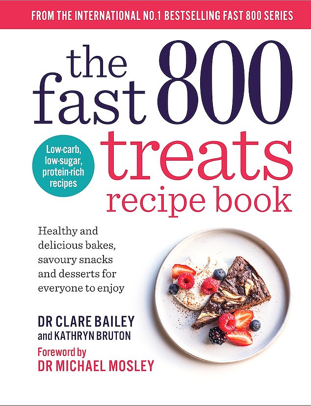 The Fast 800 Treats Recipe Book has been created by Dr Mosley's wife, Dr Clare Bailey