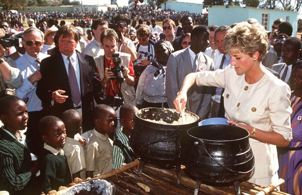 Prinzessin Diana war für ihre humanitäre Arbeit bekannt