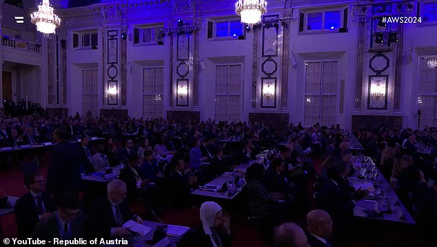 Zivil-, Militär- und Technologieführer aus über 100 Ländern trafen sich am Montag in Wien (oben), um, wie der Physiker Anthony Aguirre es ausdrückte, „die Zukunft der Schlachtroboter“ zu verhindern.