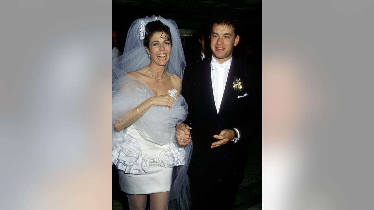 Tom Hanks und Rita Wilson bei ihrer Hochzeit