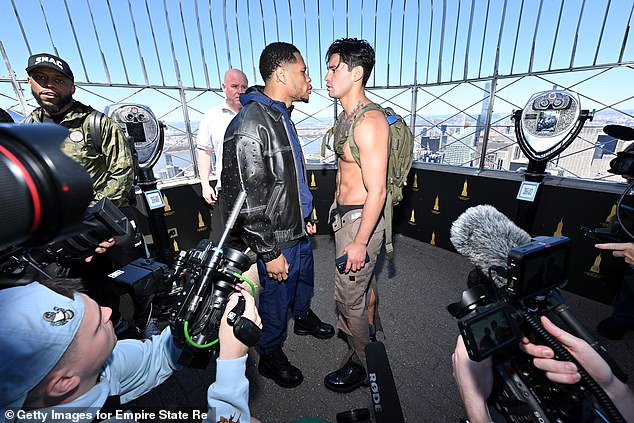 Garcia und Haney gerieten früher am Tag im Empire State Building in eine Auseinandersetzung