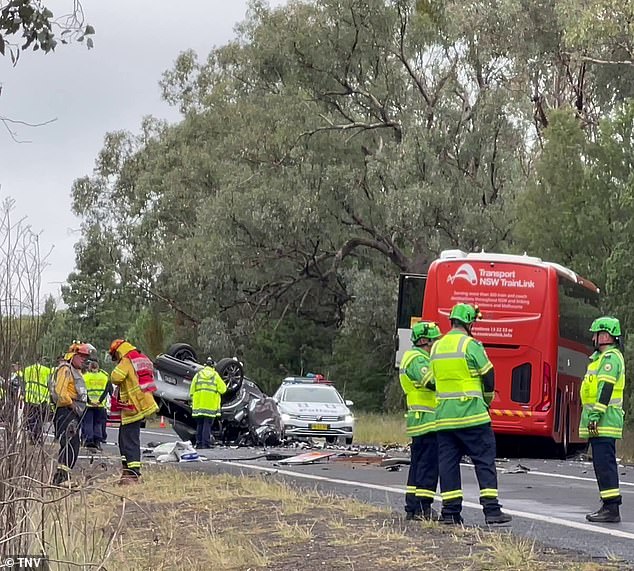 Bei einem schrecklichen Autounfall außerhalb von Dubbo in New South Wales ist ein Mann ums Leben gekommen