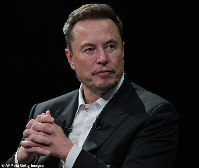 Elon Musk (im Bild) hat die unabhängige Senatorin Jacqui Lambie scharf kritisiert, nachdem sie ihr X-Konto gelöscht hatte, und andere australische Politiker aufgefordert, dasselbe zu tun