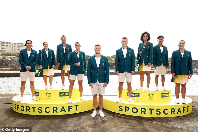 Australien hat diesen Sommer seine Uniform für die Olympischen Spiele in Paris vorgestellt