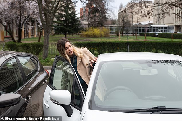Are you a car-tortionist? UK motorists say they have had to resort to extreme acrobatic lengths to get in and out of their vehicles in car parks due to the growing size of motors but parking spaces remaining the same since the 1970s. A fifth say they've got into their car via the boot