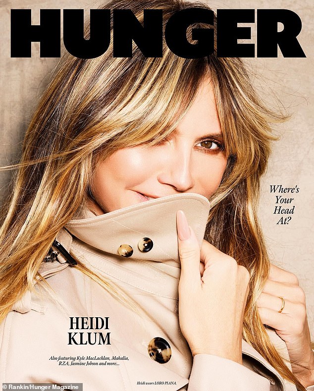 Heidi Klum sah auf dem Cover der Jubiläumsausgabe des Hunger-Magazins „Where’s Your Head At?“, die am Mittwoch weltweit erhältlich war, absolut strahlend aus