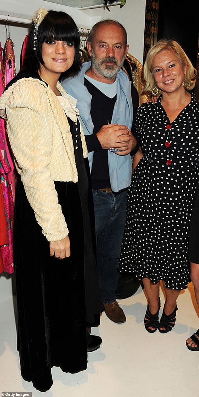 Lily recounted sleeping with a much older man while on holiday in Brazil with her dad Keith Allen and younger brother Alfie, and also having sex with a classmate (pictured with dad Keith and her mother Alison Owen in 2010)