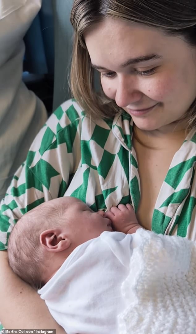 Die jüngste Teilnehmerin des Great British Bake Off, Martha Collison, hat auf Instagram verraten, dass sie einen kleinen Jungen zur Welt gebracht hat, und dabei seinen ungewöhnlichen Namen preisgegeben