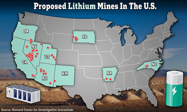 Amerikas Lithium-Boom ist im Gange und derzeit gibt es im Land 72 geplante Minen