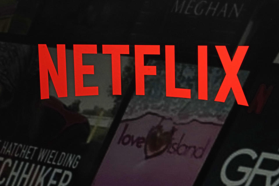 DATEI – Das Netflix-Logo ist auf diesem Foto von der Website des Unternehmens in New York am 2. Februar 2023 zu sehen. Netflix meldet seine Gewinne am Donnerstag, 18. April 2024. (AP Photo/Richard Drew, Datei)