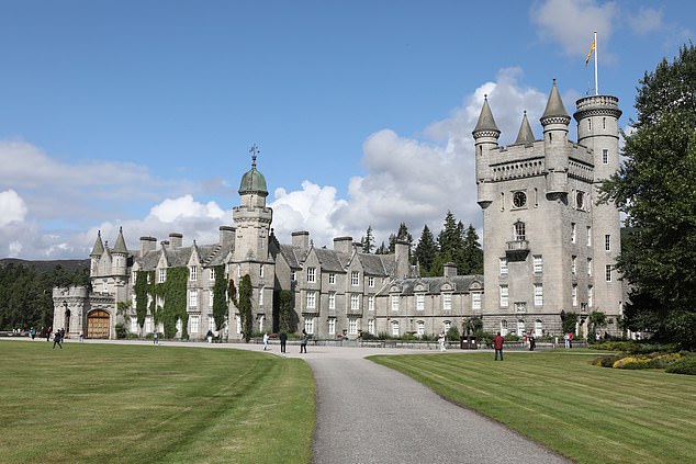 The news this week that royal fans will, for one month only between July 1 and August 4th, be able to access previously off-limit rooms at Balmoral has seen huge demand for the £100 tickets. Pictured: The exterior of Balmoral Castle in the Scottish Higlands
