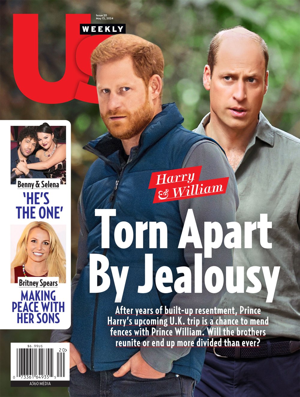 Prinz Harry und Prinz William Us Weekly 2420 Cover