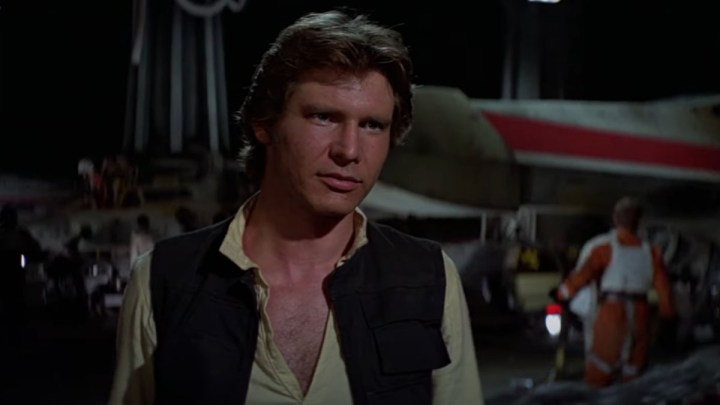 Harrison Ford in Star Wars.