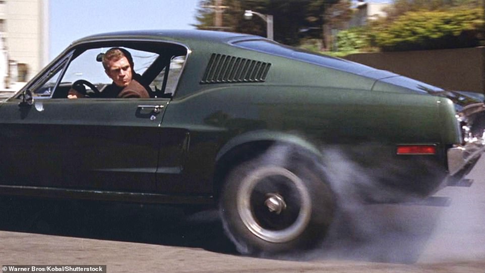 Steve McQueen als Frank Bullitt in seinem 1968er Ford Mustang GT 390 Fastback ist vielleicht die bekannteste filmische Verfolgungsjagd aller Zeiten