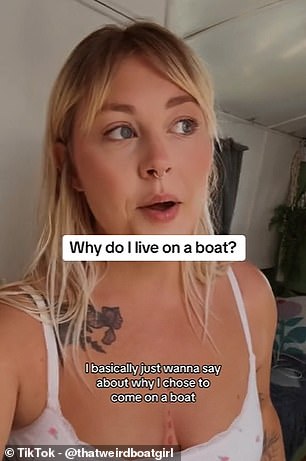 Shannon nahm einen Kredit auf, um das 24.000 Pfund teure Schmalboot zu kaufen, und lebt mit ihrem Mops Gilbert davon