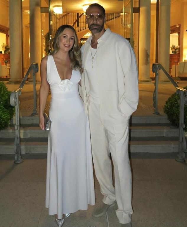 It comes after the couple both looked stylish the evening before as they attended the welcome pool-side party