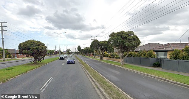 Der schreckliche Vorfall ereignete sich auf der North Road in Ormond (Bild), südöstlich von Melbourne