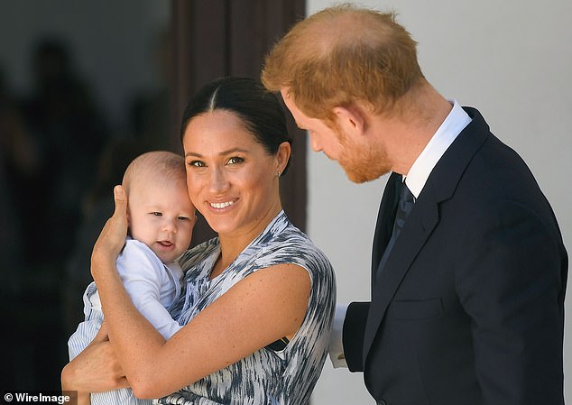 Prinz Archie feiert seinen fünften Geburtstag.  Der Herzog und die Herzogin von Sussex stellten sich ihre Südafrika-Tour im September 2019 vor