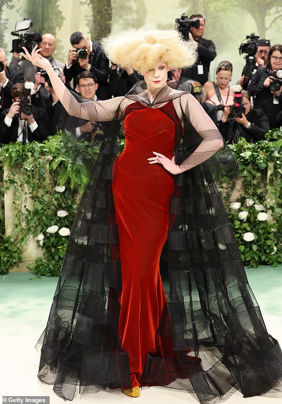 NEW YORK, NEW YORK - MAY 06: Gwendoline Christie attends The 2024 Met Gala Celebrating "Sleeping Beauties: Reawakening Fashion" at The Metropolitan Museum of Art on May 06, 2024 in New York City. (Photo by Aliah Anderson/Getty Images)