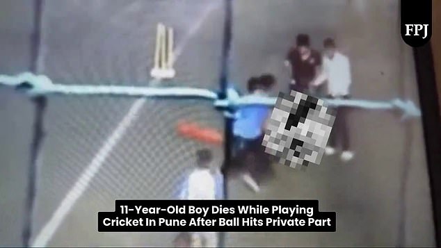 In Indien ist ein junger Cricketspieler gestorben, nachdem er beim Training von einem Ball in die Leiste getroffen wurde
