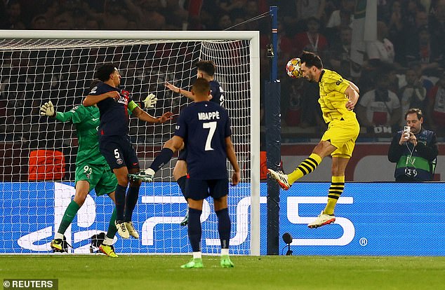 Mats Hummels von Borussia Dortmund erzielte beim Rückspielsieg das einzige Tor des Spiels