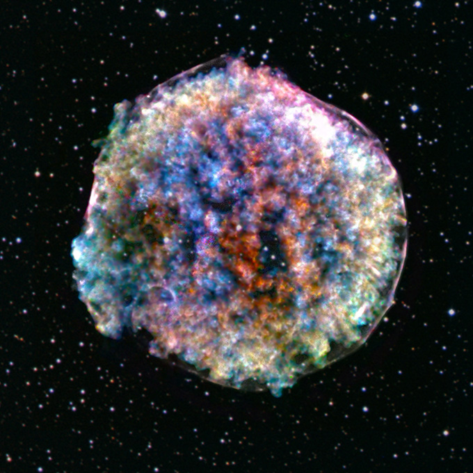 image of dead star Tycho's Remnant 