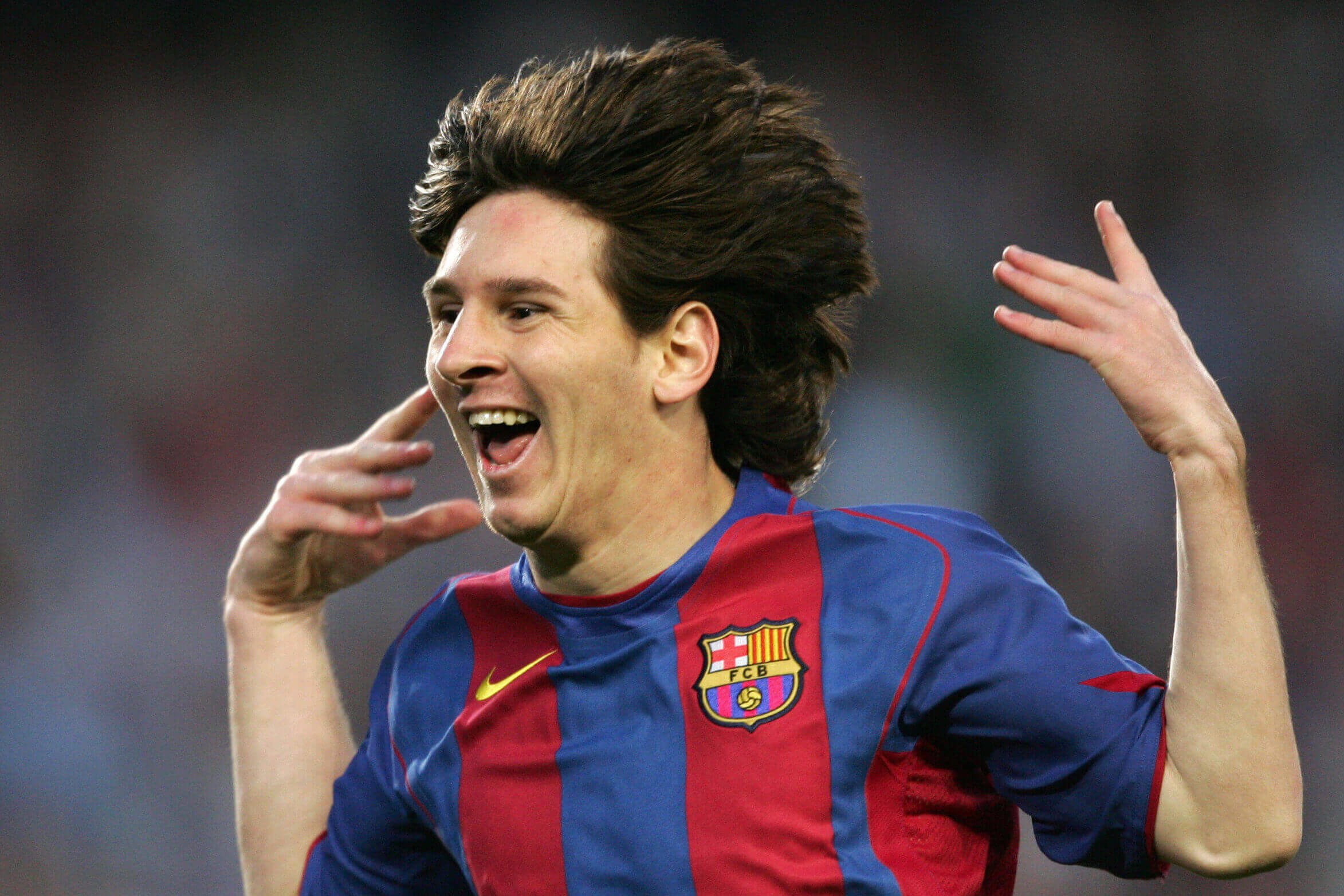 Messi gab 2004 sein Barcelona-Debüt und erzielte in 778 Spielen 672 Tore für den Verein, bevor er 2021 den Verein verließ (Lluis Gene/AFP via Getty Images)