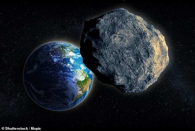 Der Asteroid 2024 JZ wird heute mit einer Geschwindigkeit von 56.000 Meilen pro Stunde (90.123) an der Erde vorbeifliegen – 65-mal schneller als eine Kugel (künstlerische Darstellung)