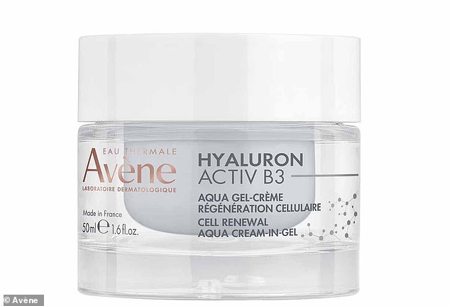 Avène hat außerdem seine Hyaluron Activ B3 Cell Renewal Aqua Cream-in-Gel auf den Markt gebracht, die in einem nachfüllbaren 50-ml-Glastiegel für 38,00 £ erhältlich ist