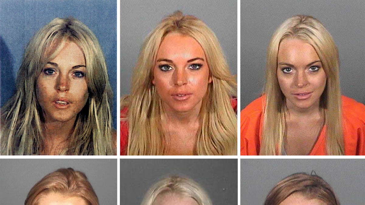 Lindsay Lohans Buchungsfotos