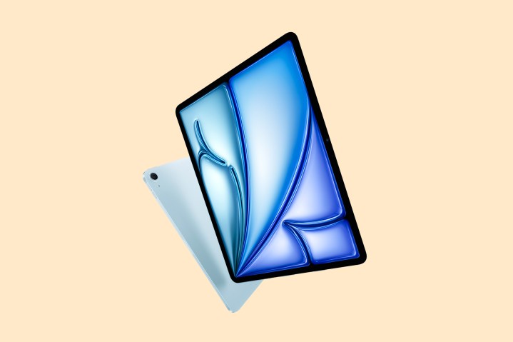 13-Zoll iPad Air 2024 M2 in blauer Farbe.