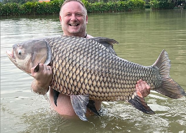 David May dabbled in coaching, but is an avid fisher and often shows off snaps of his catches