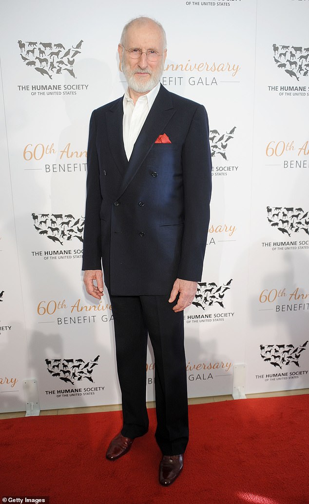 James Cromwell arrives at The Humane Society Of The United States 60th anniversary benefit gala at The Beverly Hilton Hotel in 2014