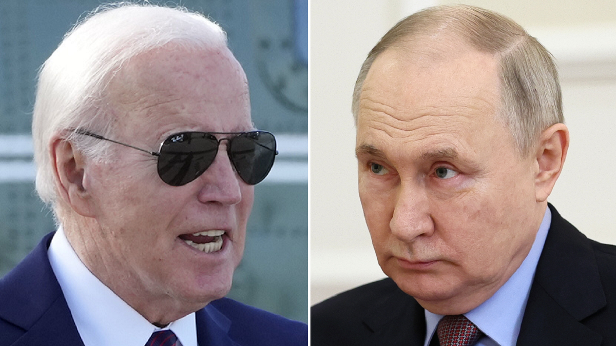 Putin Biden gespalten