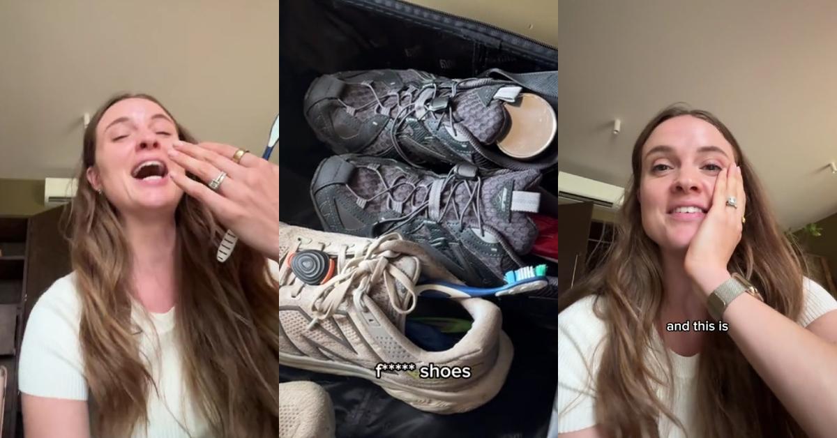 Ehemann steckt Ehefrau vor Reiseantritt Zahnbürste in Schuh