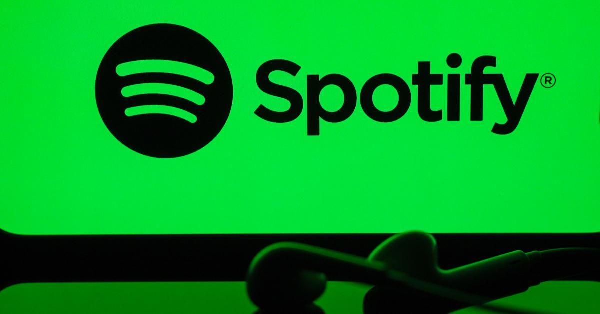 Spotify-Logo und Ohrhörer