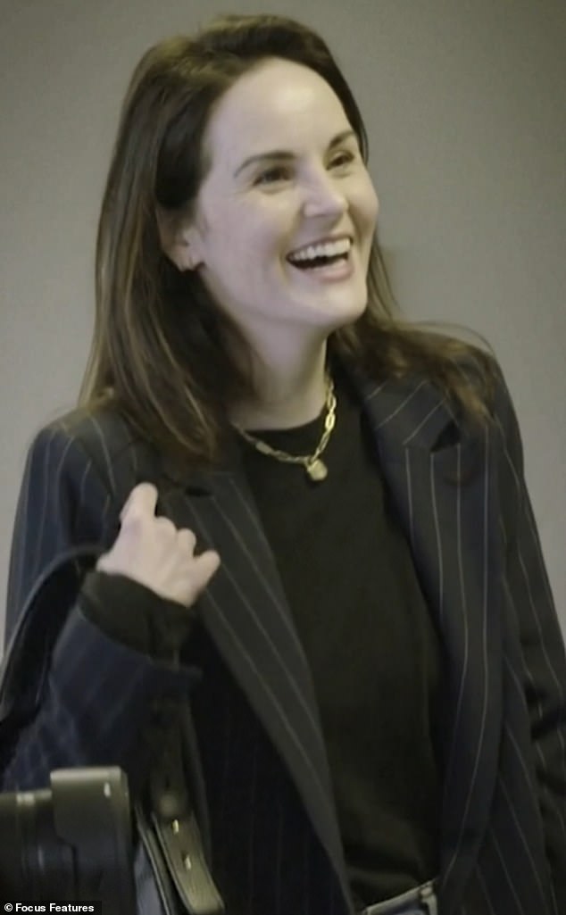 Michelle Dockery verriet, dass das Wiedersehen mit ihren Downton Abbey-Co-Stars „emotional“ gewesen sei, als sich die Besetzung zur ersten Tischvorlesung für den dritten Film dieser Woche zusammensetzte