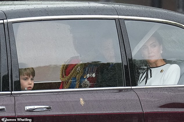 The Prince and Princess of Wales arrive at Buckingham Palace in London this morning
