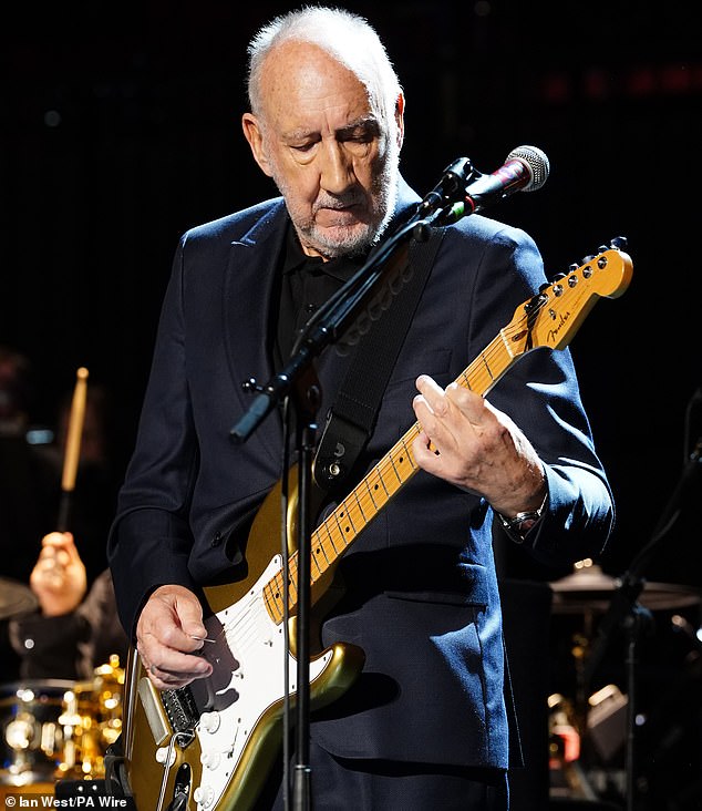 Pete Townshend has swapped The Who's guitar-smashing antics for a background role with The Bookshop Band, a Scottish folk duo who tour bookstores, performing songs inspired by famous authors