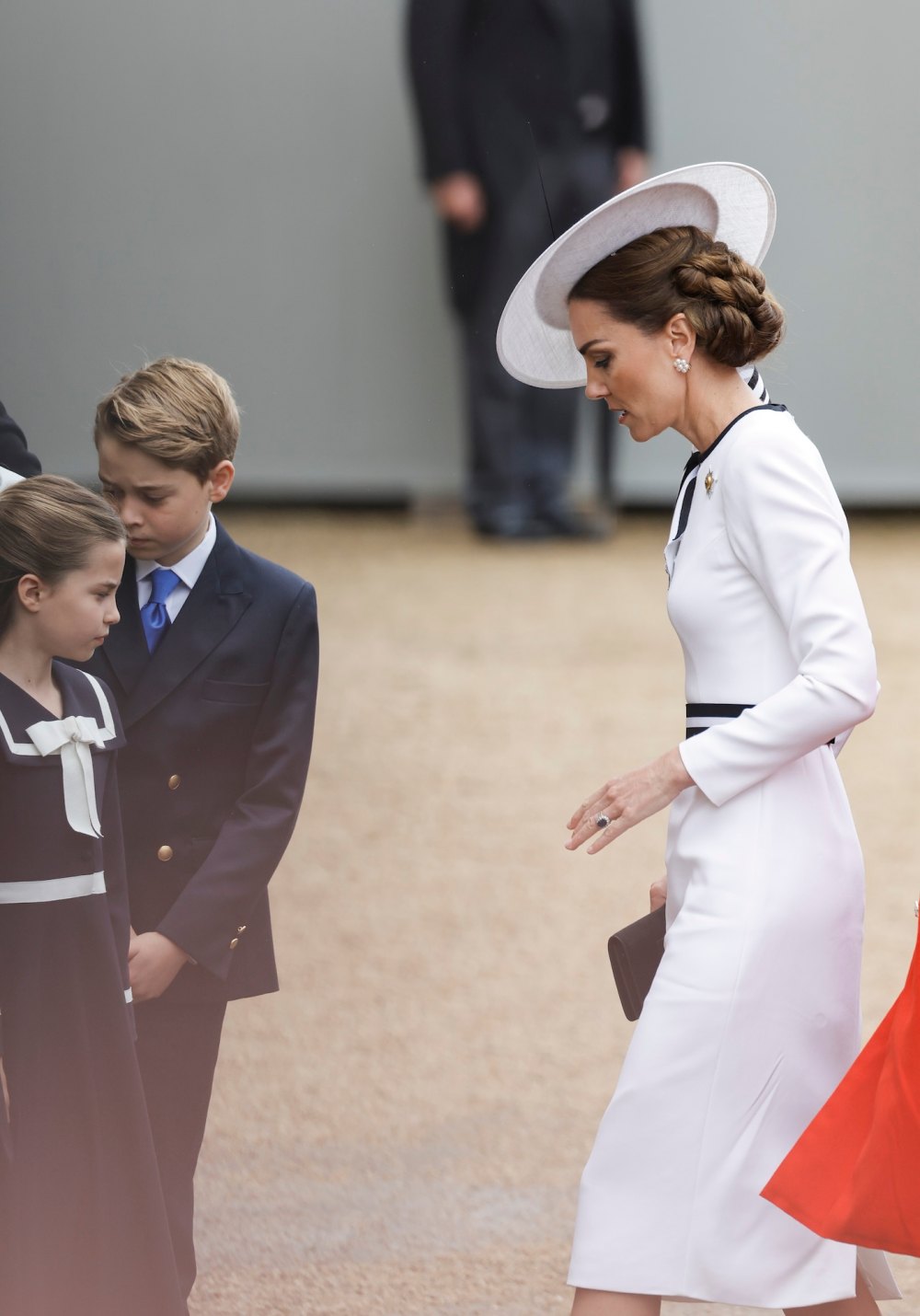 Kate Middleton und Kinder bei Trooping the Colour.