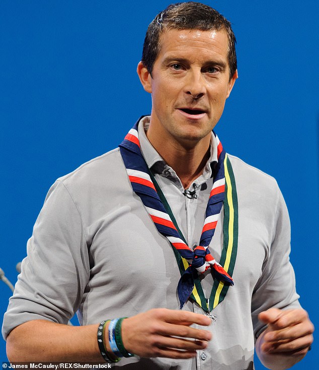 Little, if anything ¿ certainly not the numerous acclaimed survival programmes he's presented, nor even his close friendship with the Prince and Princess of Wales ¿ has given Bear Grylls (pictured, in 2017) the same satisfaction as his role as Chief Scout