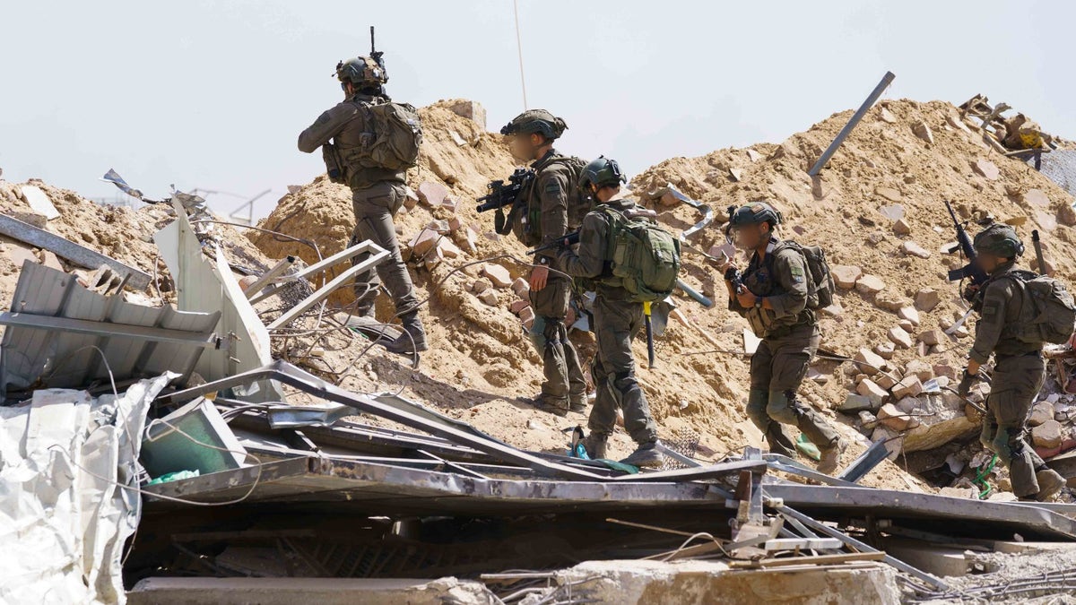 IDF-Streitkräfte in Rafah