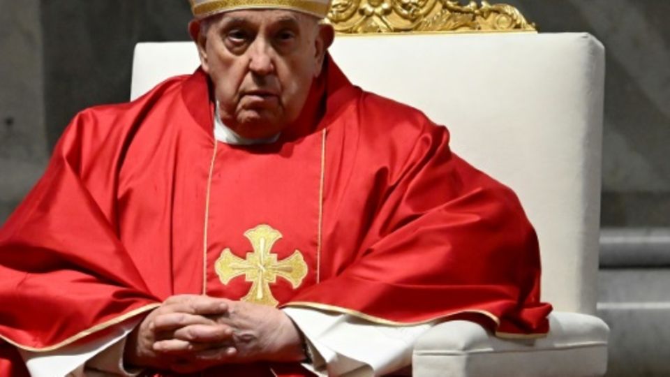 Pope on Good Friday in St. Peter's Basilica