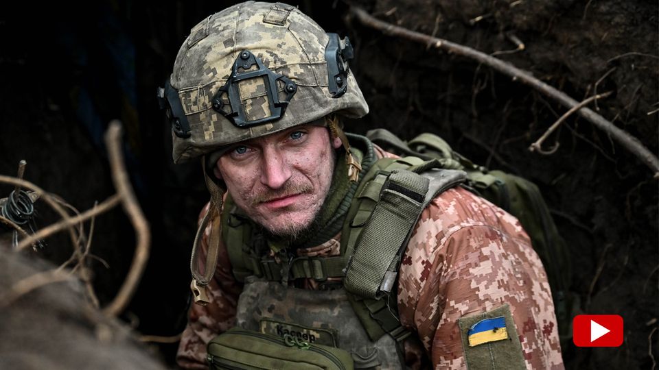 A Ukrainian Armed Forces soldier at Robotyne