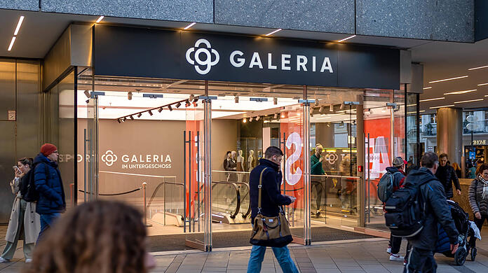 The insolvency proceedings for Galeria (here: the branch at Marienplatz in Munich) were opened on Easter Monday.