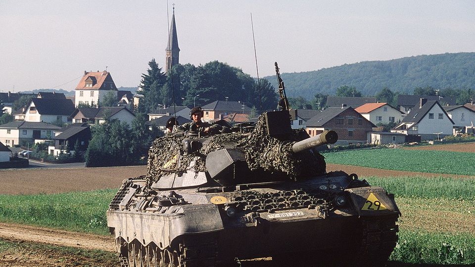 Leopard 1 of the Bundeswehr during the Cold War.