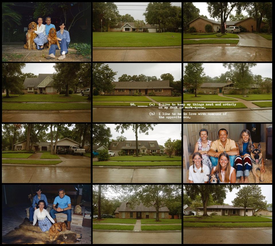 Collage: Homes and families of NASA astronauts