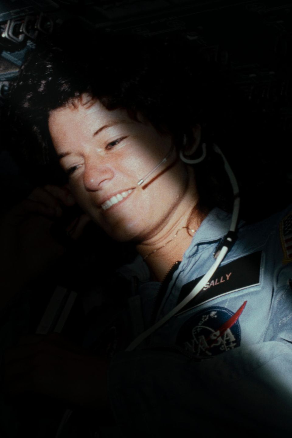 Portrait of astronaut Sally Ride