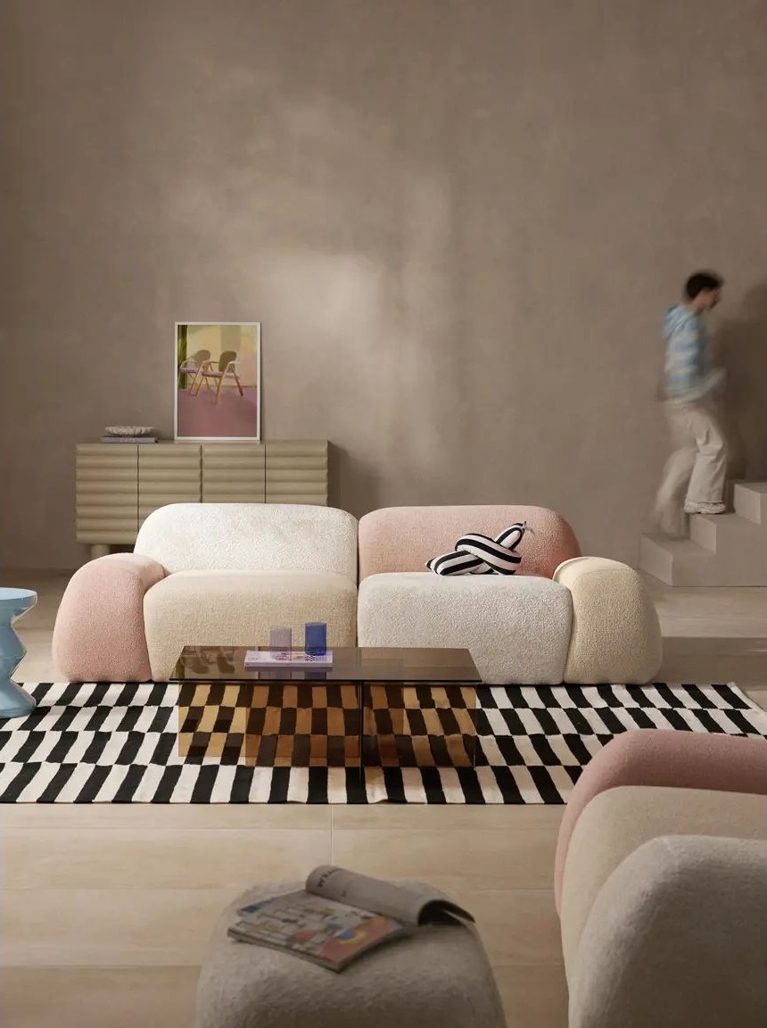The Wolke loop sofa Fuorisalone edition